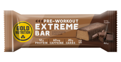 GoldNutrition Pre-Workout Extreme Bar - Chocolate - 24 x 46 gram