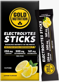 GoldNutrition Electrolyte Sticks - Lemon - 10 x 3 gram