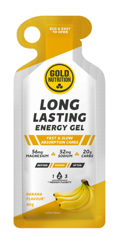 GoldNutrition Long Lasting Gel - Banana - 16 x 40 gram