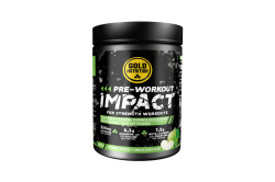 GoldNutrition Pre-Workout Impact - Green Apple - 400 gram