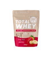 GoldNutrition Total Whey - Strawberry/Banana - 260 gram GoldNutrition Total Whey - Strawberry/Banana - 260 gram