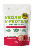 GoldNutrition V-Protein - Strawberry - 720 gram (THT 31-12-2025) GoldNutrition V-Protein - Strawberry - 720 gram (THT 31-12-2025)