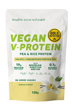 GoldNutrition V-Protein - Vanilla - 720 gram (THT 31-12-2025)
