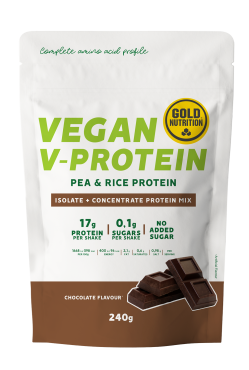 GoldNutrition V-Protein - Chocolate - 240 gram