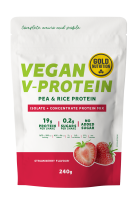 GoldNutrition V-Protein - Strawberry - 240 gram GoldNutrition V-Protein - Strawberry - 240 gram